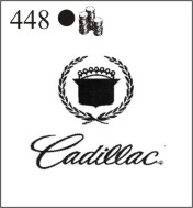 Katzkin Embroidery - Cadillac Logo with script (old), EMB-448