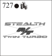 Katzkin Embroidery - Stealth R/T Twin Turbo