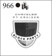 Katzkin Embroidery - PT Cruiser Block Party