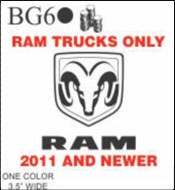 Katzkin Embroidery - Ram Truck Logo (11 & Up)