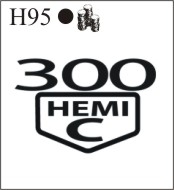 Katzkin Embroidery - 300 Hemi C