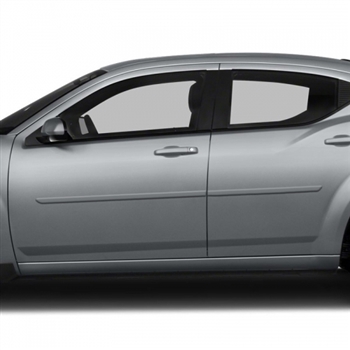 Dodge Avenger Painted Body Side Moldings, 2008, 2009, 2010, 2011, 2012, 2013, 2014