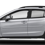 Subaru XV Crosstrek Painted Body Side Moldings, 2013, 2014, 2015, 2016, 2017, 2018, 2019, 2020, 2021, 2022, 2023