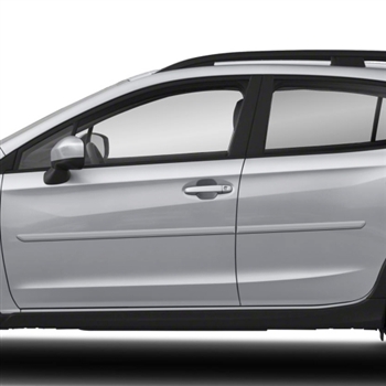 Subaru XV Crosstrek Painted Body Side Moldings, 2013, 2014, 2015, 2016, 2017, 2018, 2019, 2020, 2021, 2022, 2023