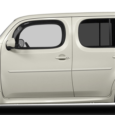 Nissan Cube Painted Body Side Moldings, 2009, 2010, 2011, 2012, 2013, 2014