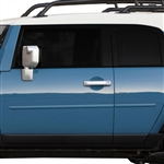 Toyota FJ Cruiser Painted Body Side Moldings, 2007, 2008, 2009, 2010, 2011, 2012, 2013, 2014