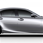 Lexus IS Painted Body Side Moldings, 2014, 2015, 2016, 2017, 2018, 2019, 2020