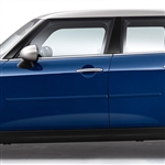 Mini Cooper 4 Door Painted Body Side Molding, 2014, 2015, 2016, 2017, 2018, 2019, 2020, 2021, 2022, 2023