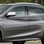 Infiniti QX30 Painted Body Side Moldings, 2017, 2018, 2019