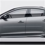 Volvo S60 Painted Body Side Moldings, 2010, 2011, 2012, 2013, 2014, 2015, 2016, 2017, 2018