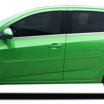 Chevrolet Sonic Painted Body Side Moldings, 2012, 2013, 2014, 2015, 2016, 2017, 2018, 2019, 2020, 2021