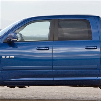 Dodge Ram Painted Body Side Moldings, 2009, 2010, 2011, 2012, 2013, 2014, 2015, 2016, 2017, 2018