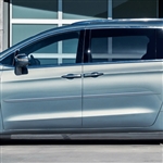 Chrysler Pacifica Painted Body Side Moldings (beveled design), 2017, 2018, 2019, 2020, 2021, 2022, 2023, 2024