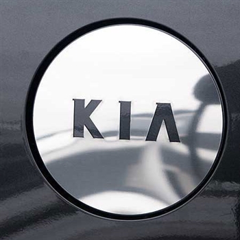 Kia Amanti Chrome Fuel Door Cover (w/ KIA Cut out), 2004, 2005, 2006, 2007, 2008, 2009, 2010