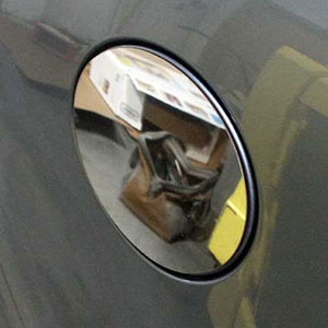 Jaguar XF Chrome Fuel Door Trim, 2009, 2010, 2011, 2012, 2013, 2014, 2015