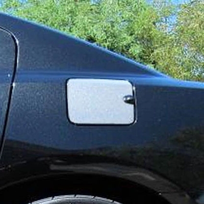 Dodge Charger Chrome Fuel Door Overlay (w/ Thumb Notch), 2008, 2009, 2010
