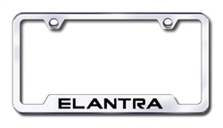 Hyundai Elantra Premium Chrome License Plate Frame