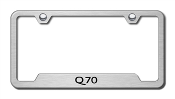 Infiniti Q70 Chrome License Plate Frame