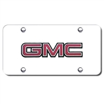 GMC Logo Chrome License Plate