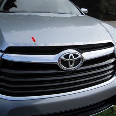 Toyota Highlander Chrome Hood Trim, 2014, 2015, 2016, 2017, 2018, 2019