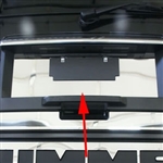 Hummer H2 Stainless Steel Rear License Plate Trim, 2003, 2004, 2005, 2006, 2007, 2008, 2009