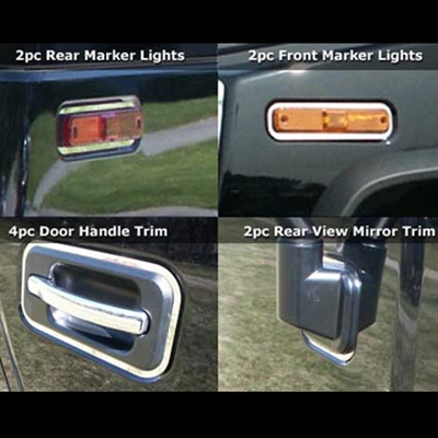 Hummer H2 Accent Trim, 2003, 2004, 2005, 2006, 2007, 2008, 2009