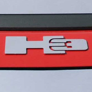 Chrome Hummer H3 Logo