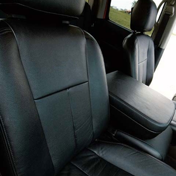 Dodge Ram Quad Cab Katzkin Leather Seat Upholstery, 2003, 2004, 2005 (3 piece front console, split rear)