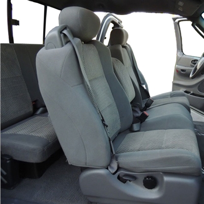 Ford F150 Super Cab Katzkin Leather Seat Upholstery, 2002.5 (LB 3 passenger front seat, slip cover)