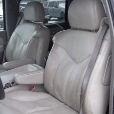 GMC Yukon Katzkin Leather Seat Upholstery (2 passenger front seat, with split third row), 2002