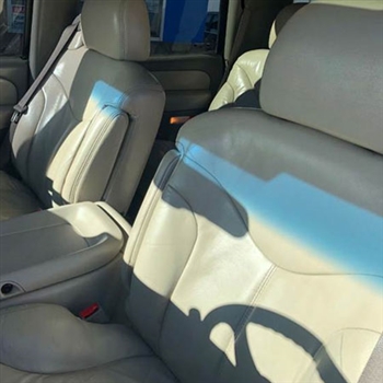 GMC Yukon Katzkin Leather Seat Upholstery (3 passenger front seat, without third row), 2002