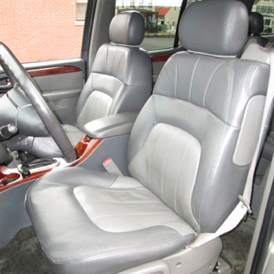 GMC Envoy XL Katzkin Leather Seat Upholstery, 2002