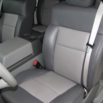 Ford F150 Super Cab XLT Katzkin Leather Seat Upholstery, 2004, 2005, 2006, 2007, 2008 (3 passenger front seat)