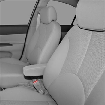 Hyundai Accent GLS Sedan Katzkin Leather Seat Upholstery, 2006, 2007, 2008, 2009, 2010, 2011