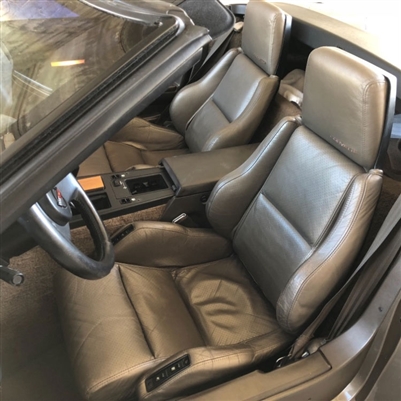 Chevrolet Corvette Katzkin Leather Seat Upholstery, 1984, 1985, 1986, 1987, 1988 (three piece lean back)