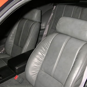 Chevrolet Camaro Katzkin Leather Seat Upholstery (Solid Rear lean back), 1988, 1989, 1990, 1991, 1992