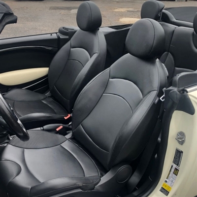 Mini Cooper S Convertible Katzkin Leather Seat Upholstery, 2010, 2011