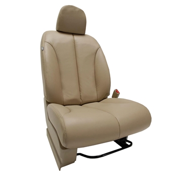 Nissan Versa 1.8 SL Sedan Katzkin Leather Seat Upholstery, 2011