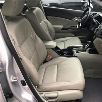 Honda Civic Sedan EX Katzkin Leather Seat Upholstery, 2012, 2013 (gathered design)