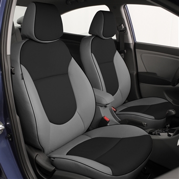 Hyundai Accent GS / SE Hatchback Katzkin Leather Seat Upholstery, 2012, 2013, 2014, 2015, 2016, 2017
