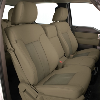 Ford F150 Super Cab XLT Katzkin Leather Seat Upholstery, 2013, 2014 (3 passenger front seat)