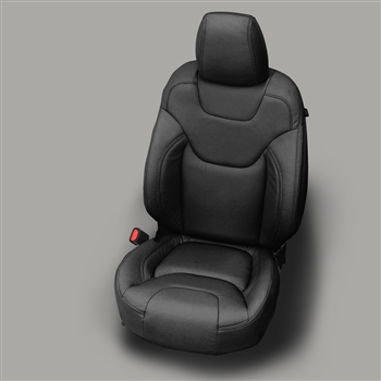 Jeep Cherokee Sport Katzkin Leather Seat Upholstery, 2014, 2015, 2016, 2017 (manual driver seat, without fold flat passenger seat)
