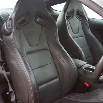 Ford Mustang Coupe GT Katzkin Leather Seat Upholstery (Recaro style seats), 2015, 2016, 2017, 2018, 2019, 2020, 2021, 2022, 2023