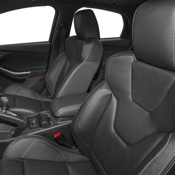 Ford Focus ST Hatchback Katzkin Leather Seat Upholstery, 2015, 2016, 2017, 2018