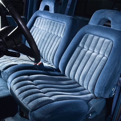 Chevrolet C1500 Regular Cab Katzkin Leather Seat Upholstery (3 passenger front seat), 1992, 1993, 1994