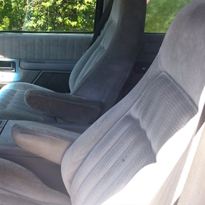 Chevrolet C1500 Regular Cab Katzkin Leather Seat Upholstery (2 passenger), 1992, 1993, 1994