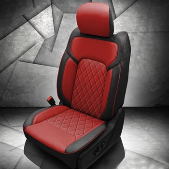 Dodge Ram Crew Cab Katzkin Leather Seat Upholstery, 2019 (3 passenger front, electric driver's seat, split rear)