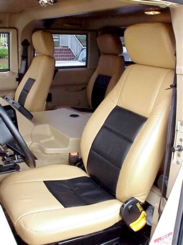 HUMMER H1 Katzkin Leather Seat Upholstery, 1995, 1996, 1997, 1998