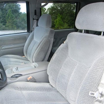 Chevrolet Tahoe 4 Door Katzkin Leather Seat Upholstery (2 passenger front seat, factory cloth replacement), 1995, 1996, 1997, 1998, 1999