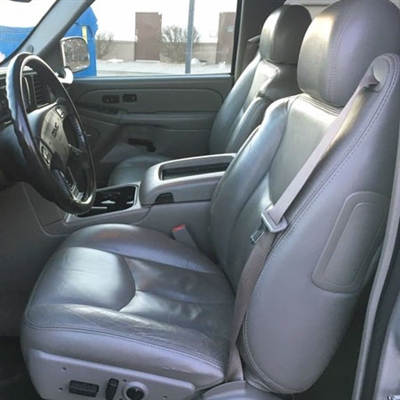 GMC Yukon Katzkin Leather Seat Upholstery (2 passenger front seat, with split third row), 2000